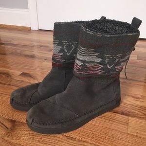 Toms Suede Sherpa Boots